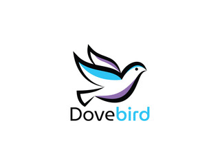 Minimal and professional Dove bird logo design