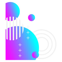 Gradient Memphis Corner