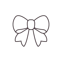 bow ribbon cute present vector symbol sign icon illustration emoji gift