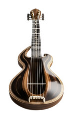 Obraz premium Veena - Musical Veena Instrument for Classical Indian Music and Worship Isolated on White Background