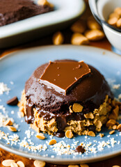 chocolate cake with nuts