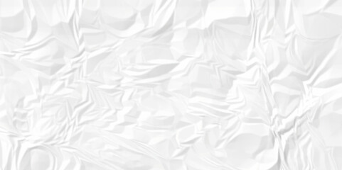 White crumple obsolete billboard rumple. wrinkle ripped creased white crumple aged closeup craft document grunge recycling paper background.	
