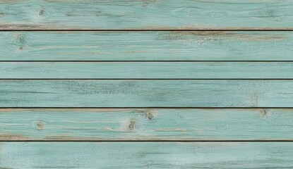 Obraz premium Rustic Teal Blue Weathered Wood Planks Background
