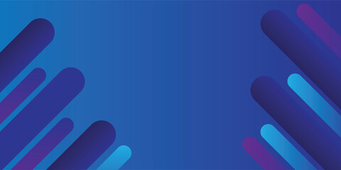 Blue background with abstract box rectangle geometric shapes modern element for banner, presentation design and flyer