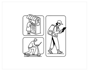 icon in line style Free SVG Download