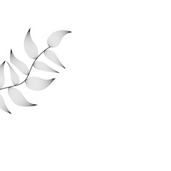 Minimalist Leaves Side