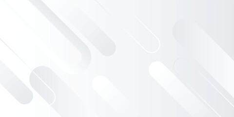 Abstract white background. Minimal geometric white light background abstract design. Suit for booklet, brochure, banner, poster, website, flyer, cover, corporate, backdrop. Vector illustration