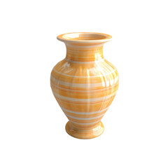 Elegant Striped Ceramic Vase, Home Decor, Interior Design