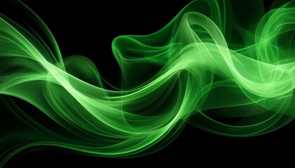 Obraz premium green smoke abstract background for design