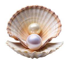 sea shell on white background