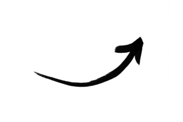 Arrow doodle bold drawing