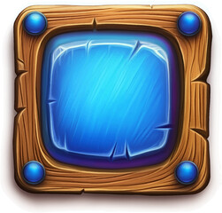 The Game asset for slot game, video game, mobile game element isolation, Vector