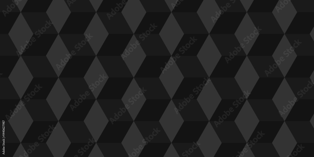 Poster vector of cube geometric pattern grid backdrop triangle background. abstract cube geometric tile and