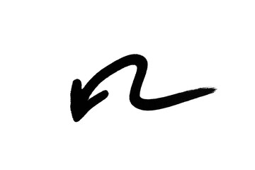 Arrow doodle bold drawing