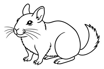 Fototapeta premium Pika Silhouette Design