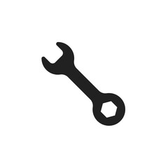 wrench icon. wrench Symbol sign for mobile concept and web design. Vector icon, Logo illustration, Vector graphics
