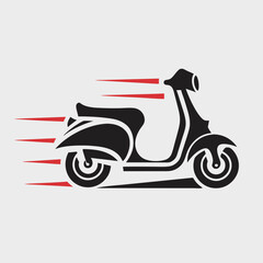 Dynamic Motorcycle Logo Design