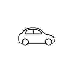 car icon. car Symbol sign for mobile concept and web design. Vector icon, Logo illustration, Vector graphics