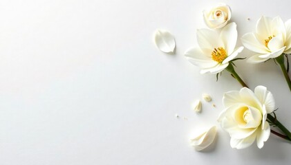 Obraz premium Elegant, pristine white textured surface, perfect for showcasing delicate items, pure, subtle, skincare