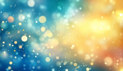 Obraz premium Vibrant bokeh, festive, holiday
