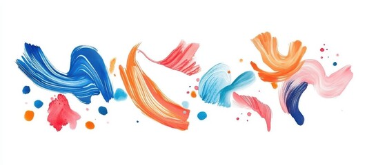 Obraz premium Abstract Watercolor Background. Watercolor Illustration of Banner Design. Hand Painted Style. 