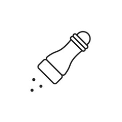 salt pepper icon. salt pepper Symbol sign for mobile concept and web design. Vector icon, Logo illustration, Vector graphics