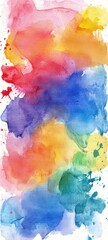 Obraz premium Abstract Watercolor Background. Watercolor Illustration of Banner Design. Hand Painted Style. 