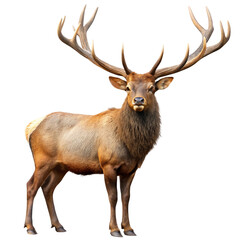 deer isolated on white background