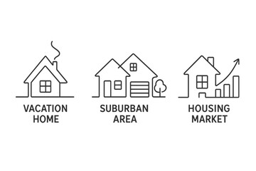 Exploring trends in vacation homes and suburban areas in the housing market