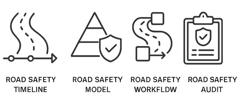 Understanding road safety concepts through timeline, model, workflow, and audit in urban planning and management processes