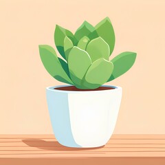 the cute of green plants