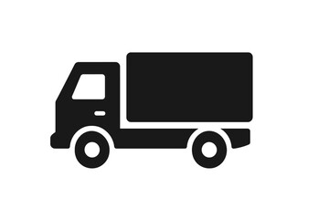 Delivery truck transporting goods on an urban street during daytime