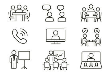 Team collaboration and communication activities in a modern office setting during a weekday