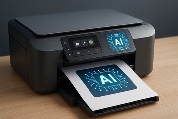 Printer with AI Interface Printing Digital AI Design