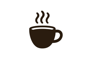 Obraz premium Coffee cup steam rises in a cozy cafe setting during morning hours with warm lighting