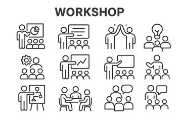 Workshop activities showcasing diverse learning and collaboration in a creative environment