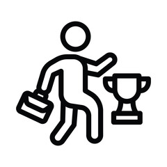 27 career line icon illustration vector graphic.eps