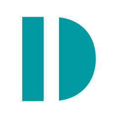  Letter D logo vector icon Free.