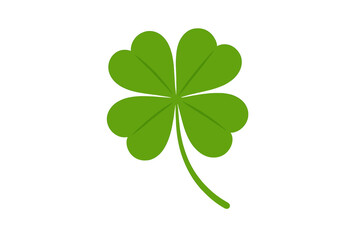 Four-leaf clover symbol representing luck and fortune in nature