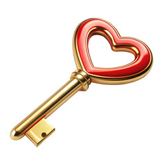key with heart