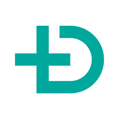 Letter D logo vector icon Free.