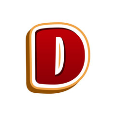  Letter D logo vector icon Free.
