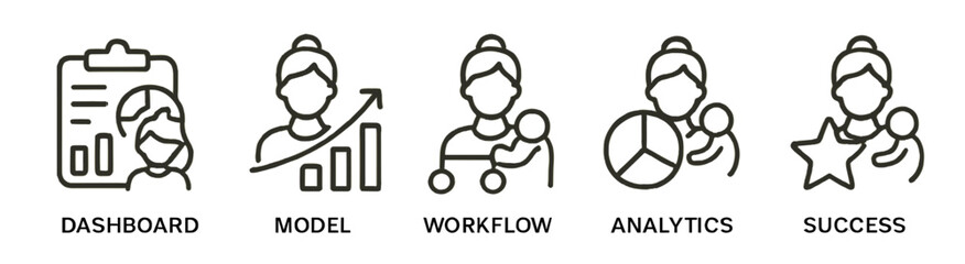 Discussion on key elements of data management including dashboard, workflow, and analytics for enhanced business success
