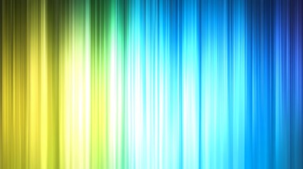 Obraz premium Abstract multicolored vertical gradient light streaks in blue, green, yellow spectrum