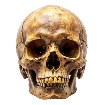 skull on white