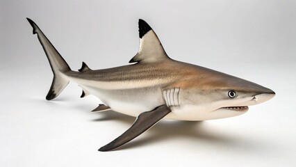 Fototapeta premium Blacktip Reef Shark on studio background 