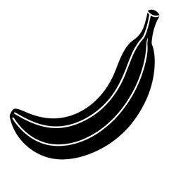 Food Banana silhouette vector illustrator