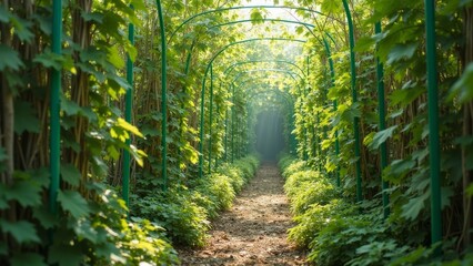 Fototapeta premium Natural style forest trail image