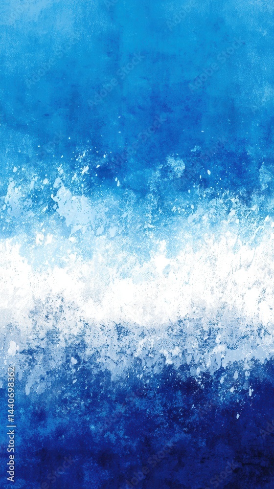 Aufkleber abstract blue and white textured background with a gradient effect creating a serene and calming vis