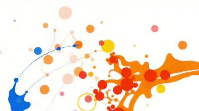 Abstract paint splatter background